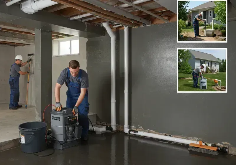 Basement Waterproofing and Flood Prevention process in Breckinridge Center, KY